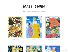 Tablet Screenshot of matthewdanielswan.com
